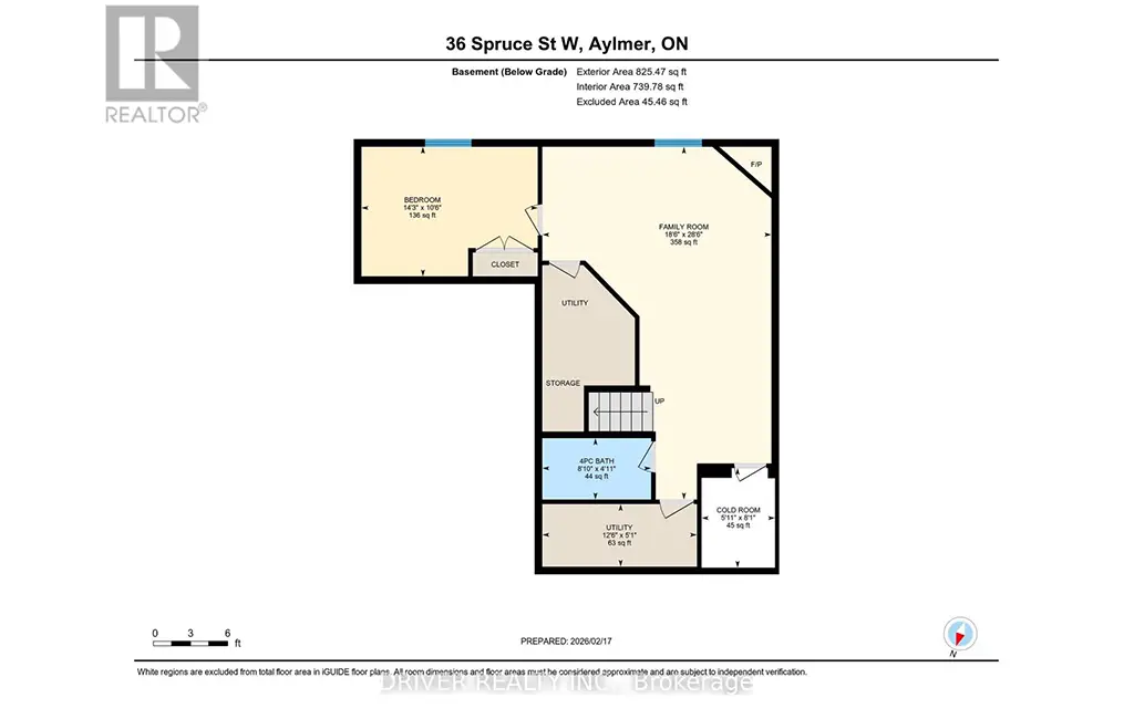 36 Spruce Street W — Floor Plan