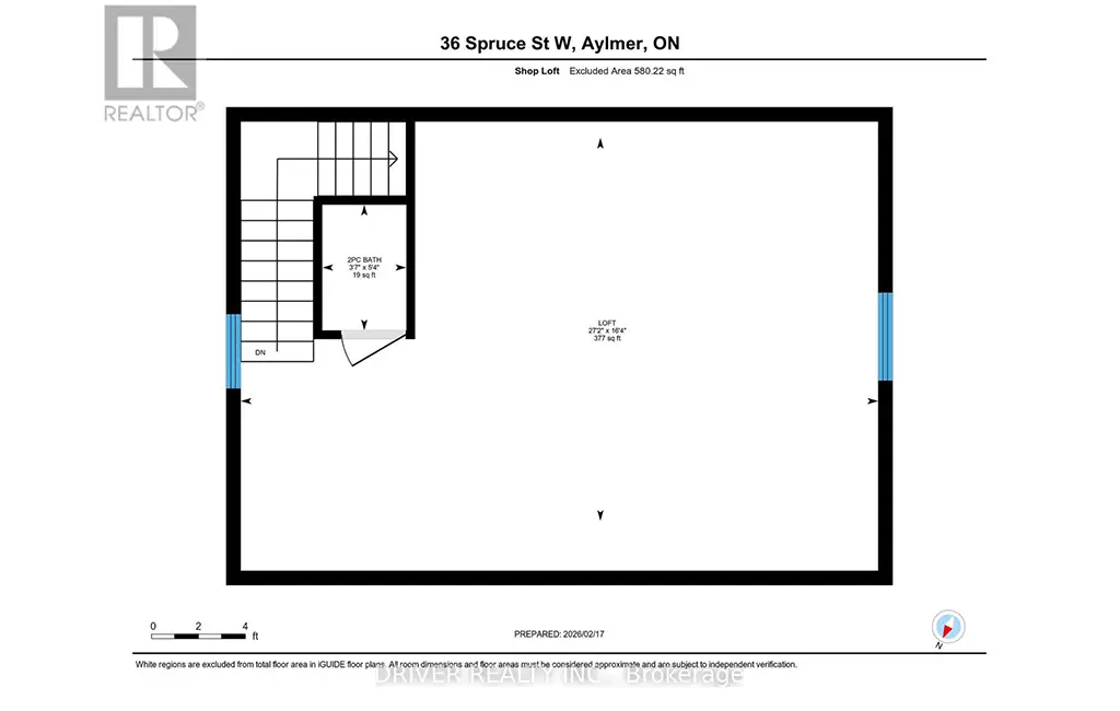 36 Spruce Street W — Floor Plan